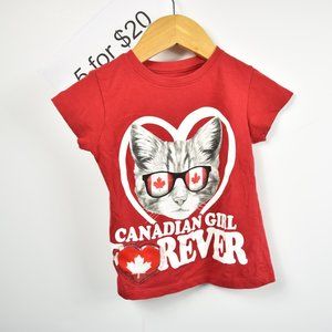 Canada Girl red T shirt